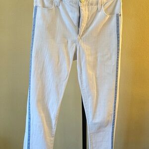 Stylish Light Blue Pants with Side Stripes